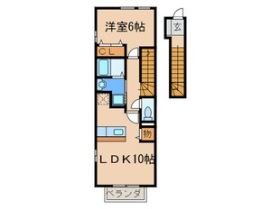 フェイバ－スタ－Ａの物件間取画像